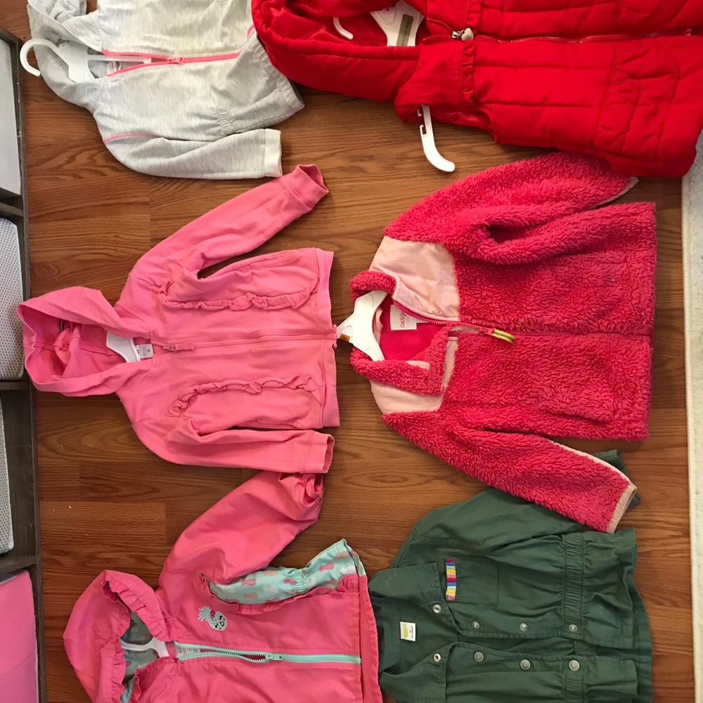 Toddler girls outerwear coats jackets